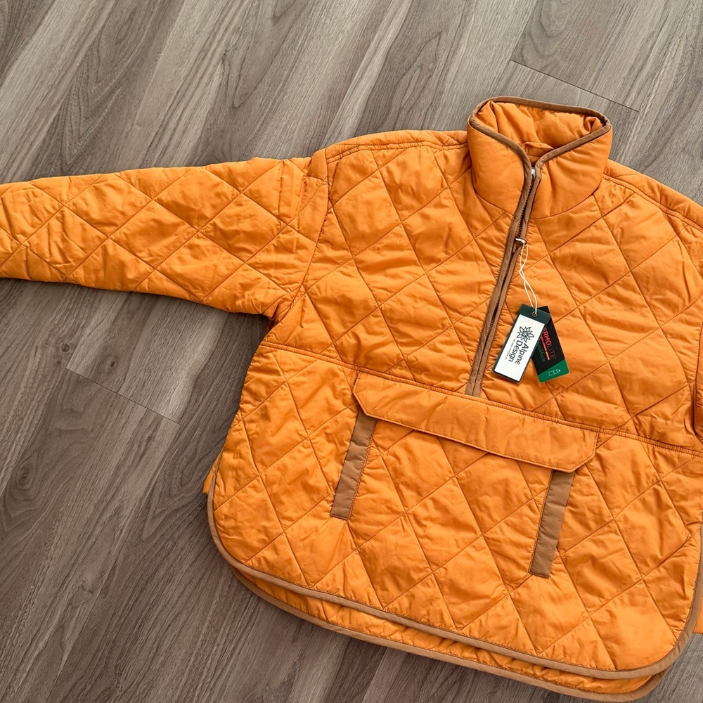 Alpine Design Orange Quilted Jacket - Picture 4 of 8